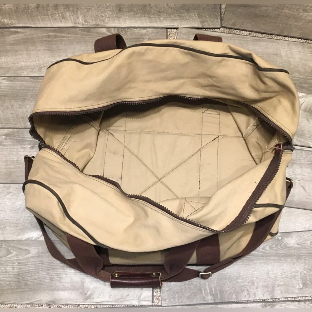 Duluth Pack Commuter Laptop Everyday Travel Briefcase Brown Leather Bag Business